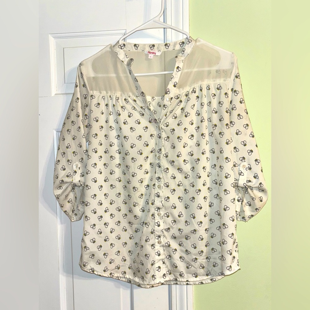 Honey Bee Blouse button up